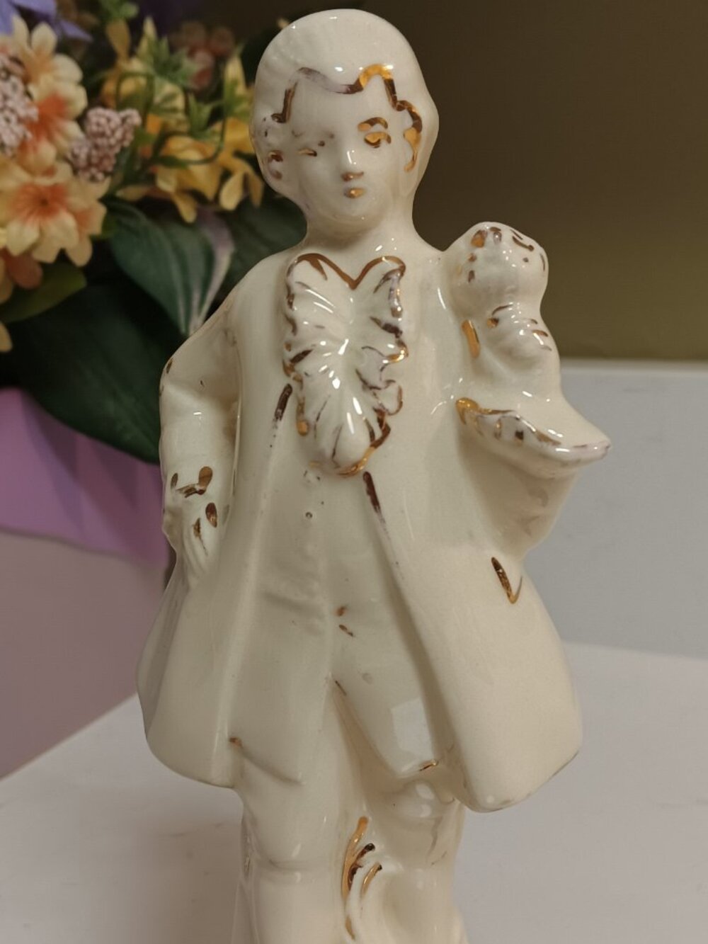 Vintage Porcelain Figurine Victorian Man